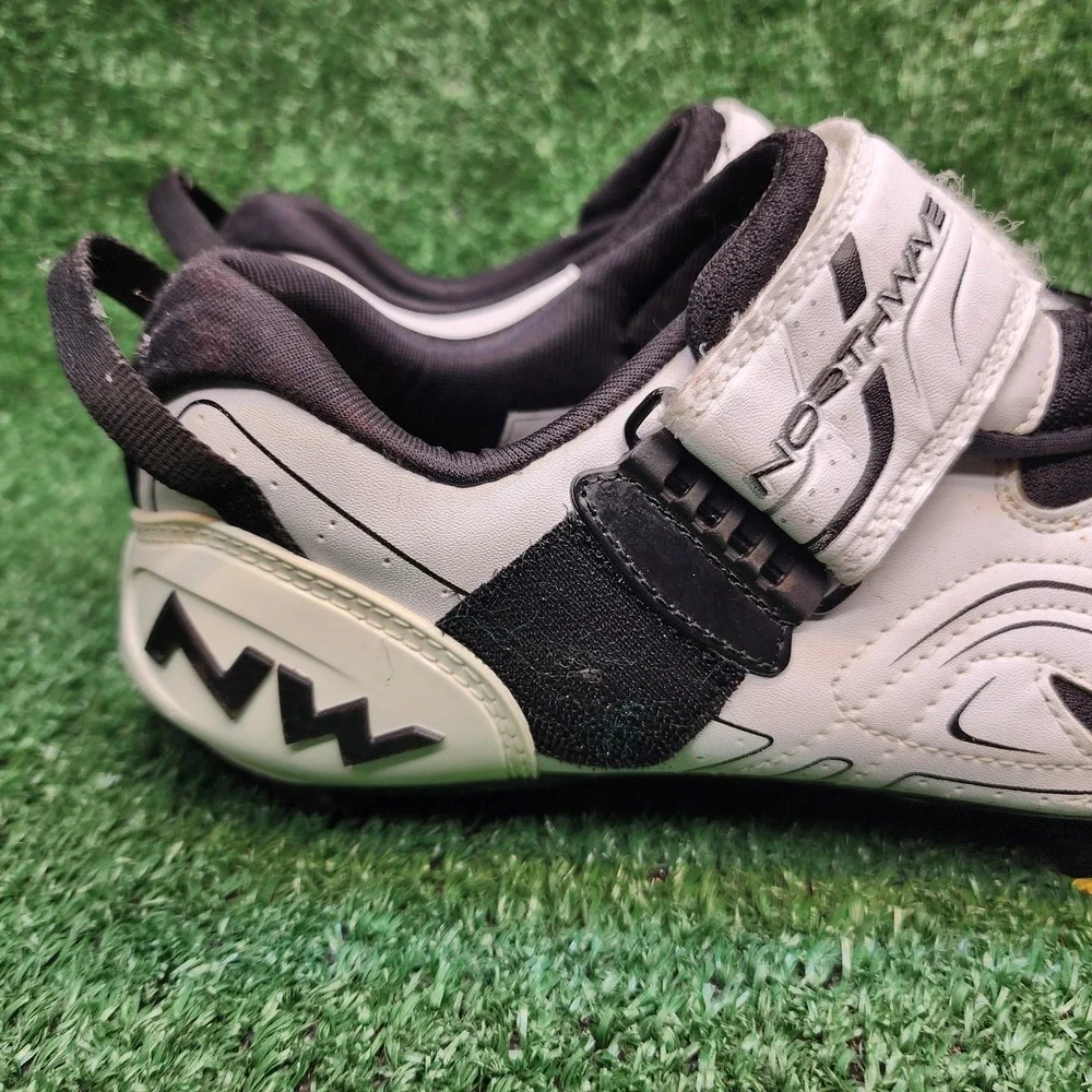 Mens Size 7.5 Northwave Tribute Carbon Triathlon Road Bike Shoes